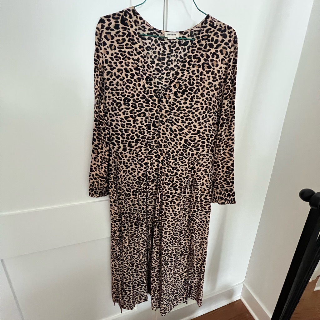 Zadig Leopard Print Dress